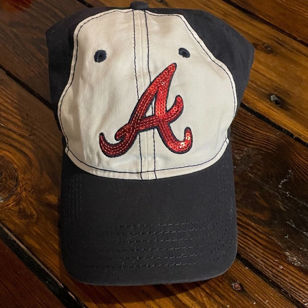 New Era 9TWENTY Atlanta Braves Women's Adjustable Cap Navy/White/Red MLB